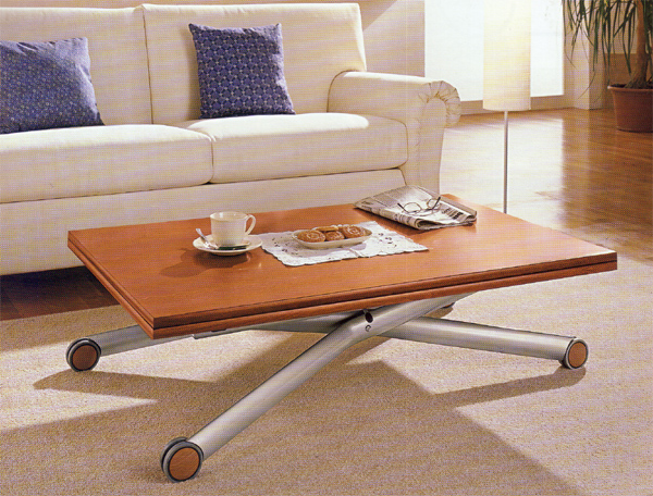 テーブルの足が邪魔にならない昇降テーブル